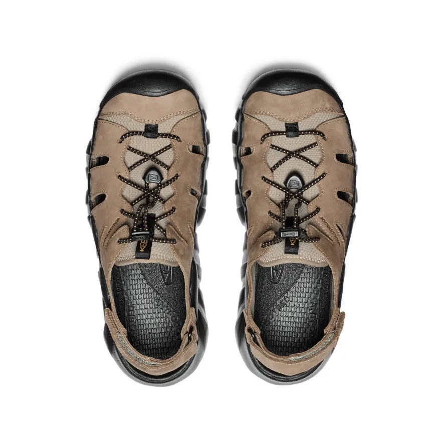 Iconic Ease Limited Men's Hyperport Fisherman Leather Sandal  |  Brindle/Oak Buff