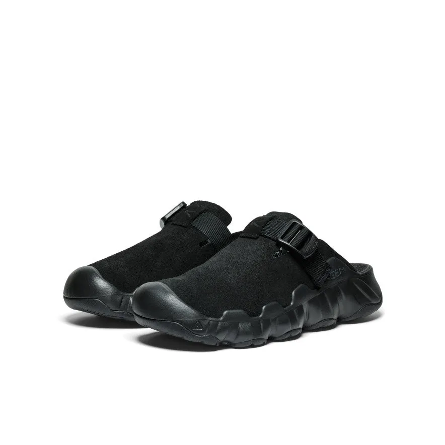 Men's Hyperport Leather Clog  |  Black/Black closed - toe