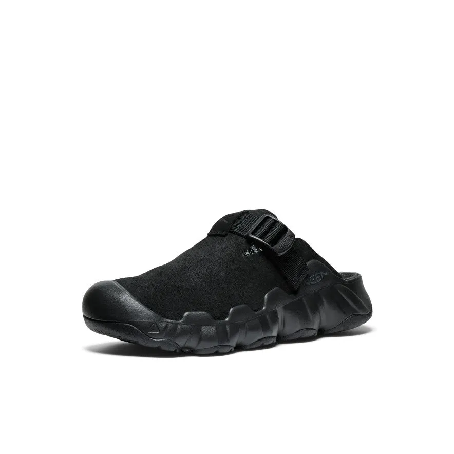 Men's Hyperport Leather Clog  |  Black/Black Durable touch