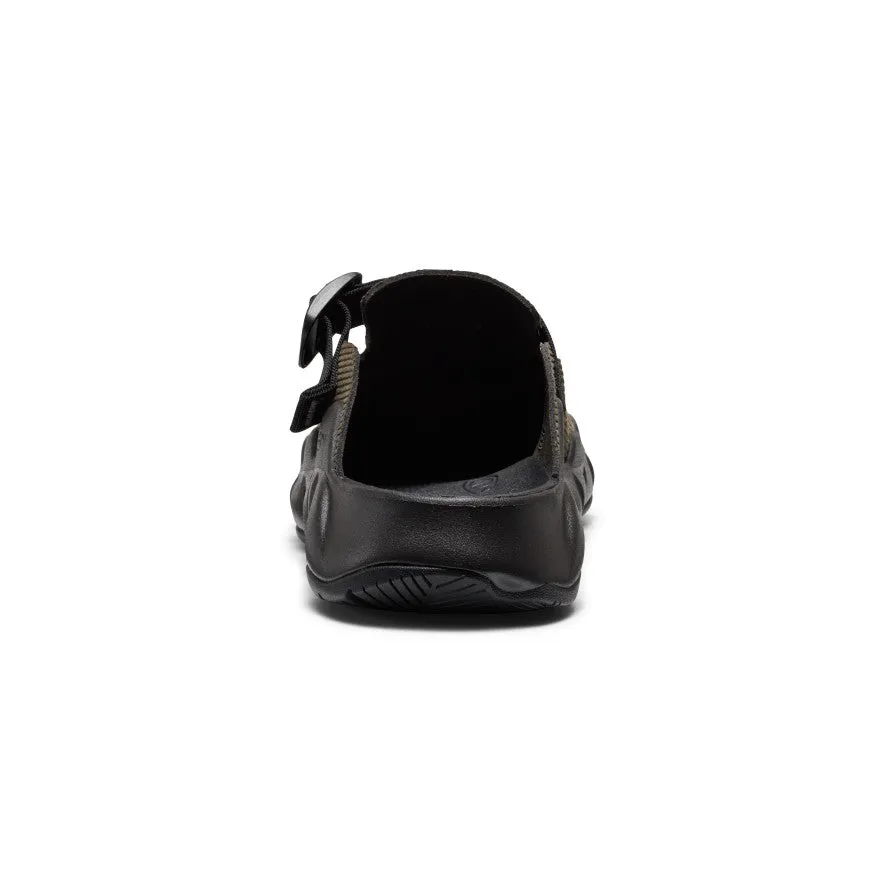 triathletes Classy Touch Men's Hyperport Leather Clog  |  Sea Turtle/Black