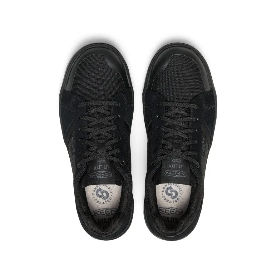 Men's Kenton ESD Work Shoe (Soft Toe)  |  Black/Black basketball players' support Fashion-forward comfort
