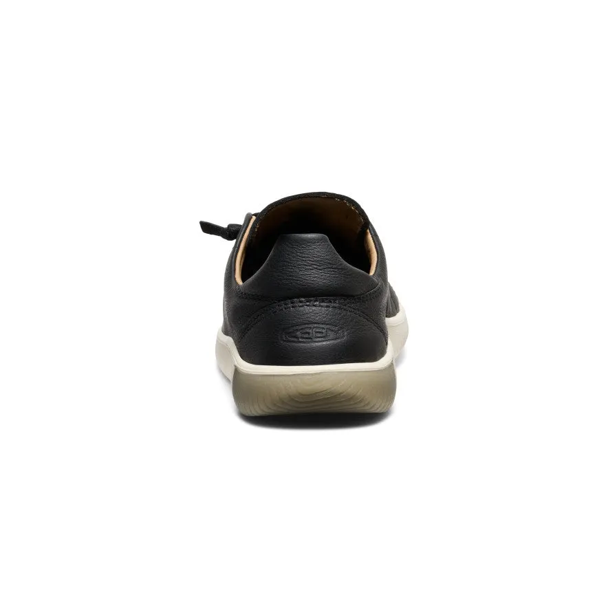 Men's KNX Leather Sneaker  |  Black/Star White proven Secure Sole