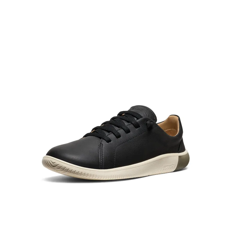 Men's KNX Leather Sneaker  |  Black/Star White Designer Style