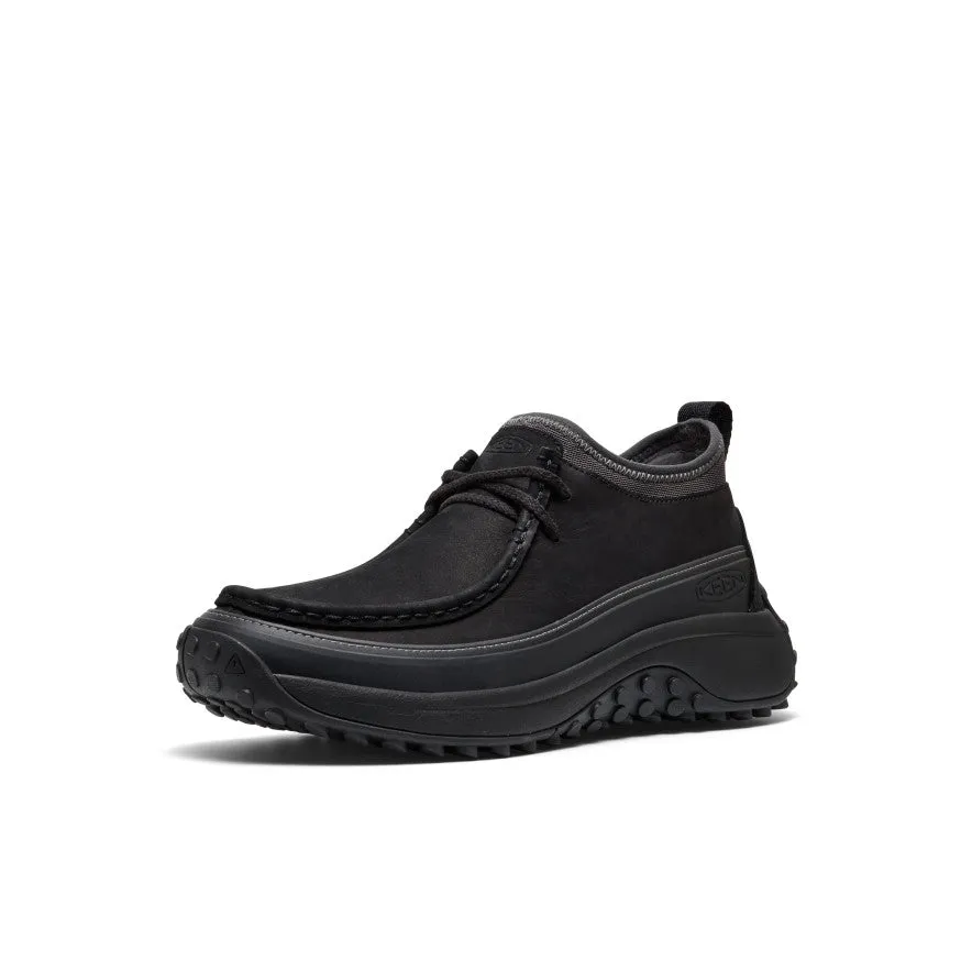 Men's KS Moc Chukka  |  Black/Black Padded chic engaging