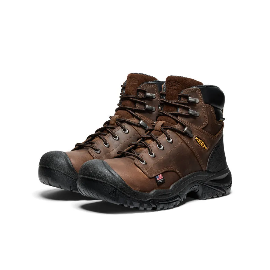 wedge walkers' stability Men's Mt Vernon II 6" Waterproof Boot (Steel Toe)  |  Dark Earth/Black