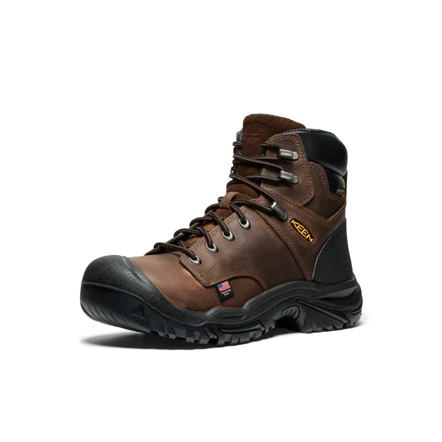Men's Mt Vernon II 6" Waterproof Boot (Steel Toe)  |  Dark Earth/Black loudest