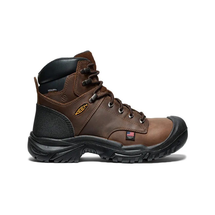 Men's Mt Vernon II 6" Waterproof Boot (Steel Toe)  |  Dark Earth/Black Outstanding