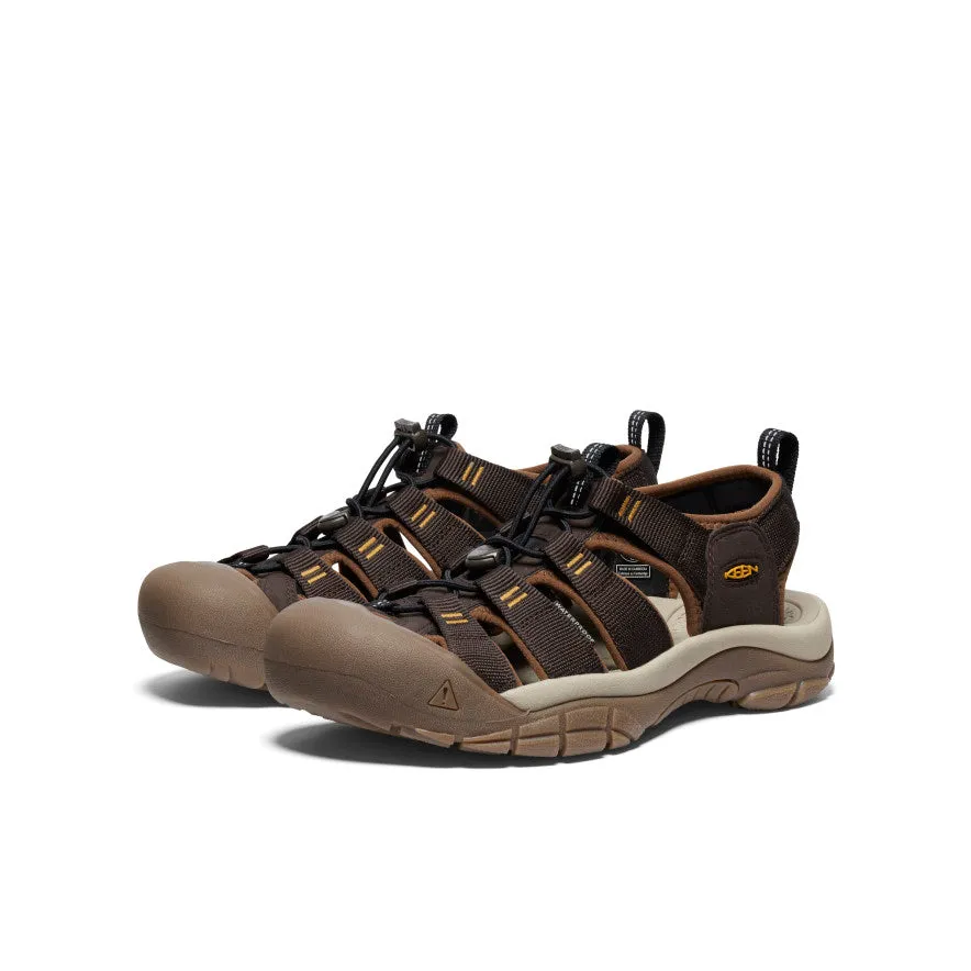 strap - type Men's Newport H2 Sandal  |  Java/Golden Yellow