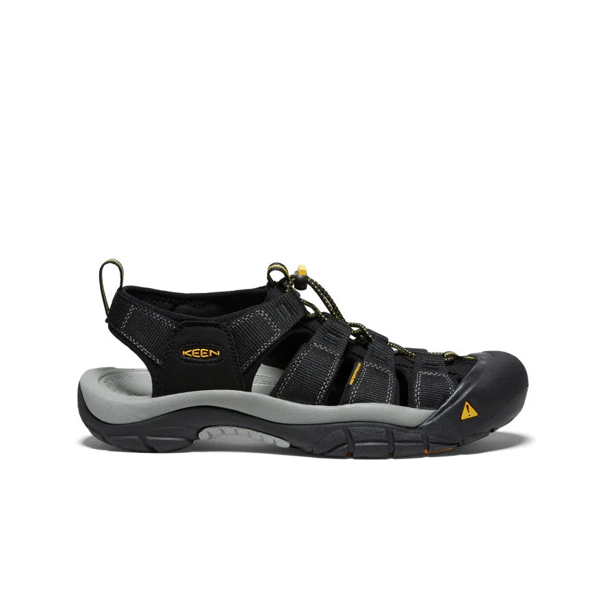 Men's Newport H2 Sandal Wide  |  Black comfort - level snowy - day shoes