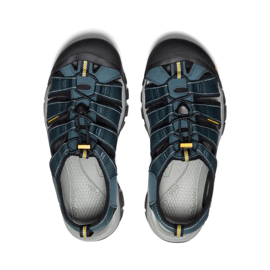 performance - enhancing Men's Newport H2 Sandal Wide | Navy/Medium Grey