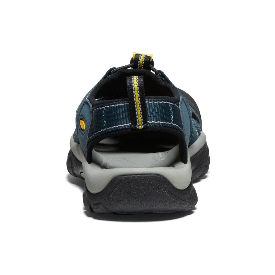 Men's Newport H2 Sandal Wide | Navy/Medium Grey Flexible Sole baseball players' mobility