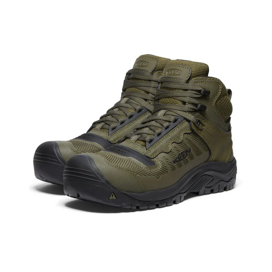 Sophisticated Comfort Men's Reno Mid Waterproof (Carbon Toe)  |  Dark Olive/Black