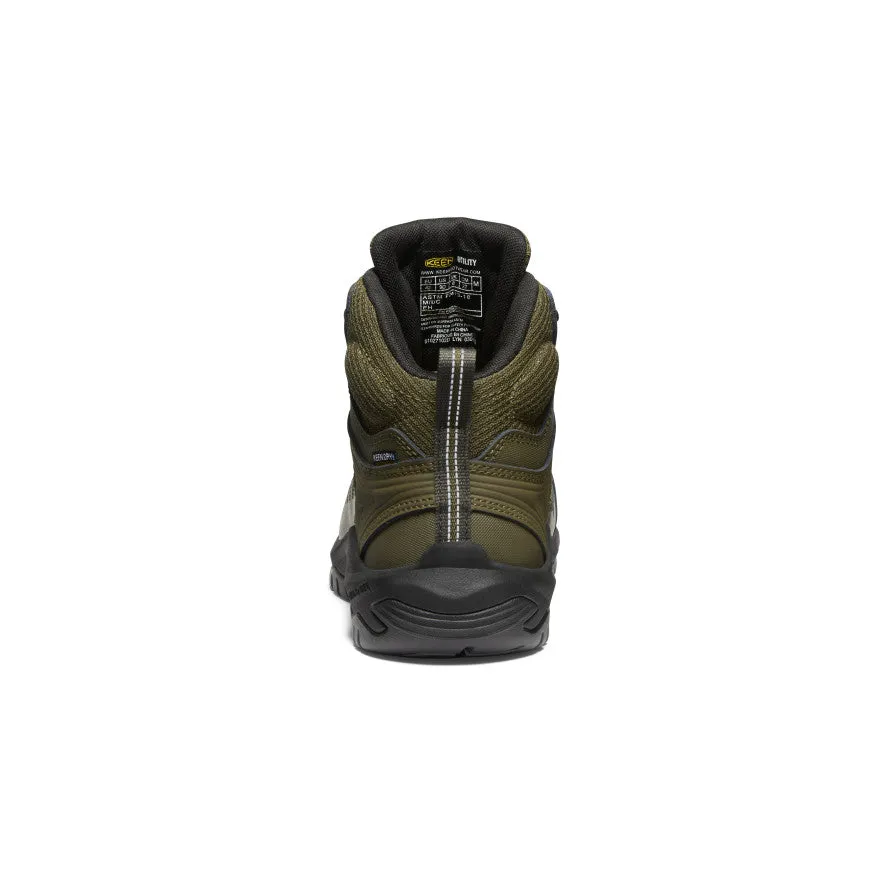 Men's Reno Mid Waterproof (Carbon Toe)  |  Dark Olive/Black easy - clean - level