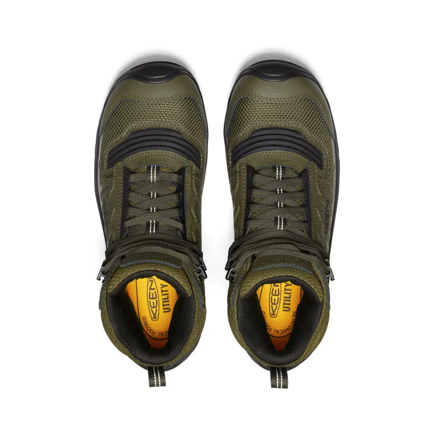 Men's Reno Mid Waterproof (Carbon Toe)  |  Dark Olive/Black Exceptional Stretchy