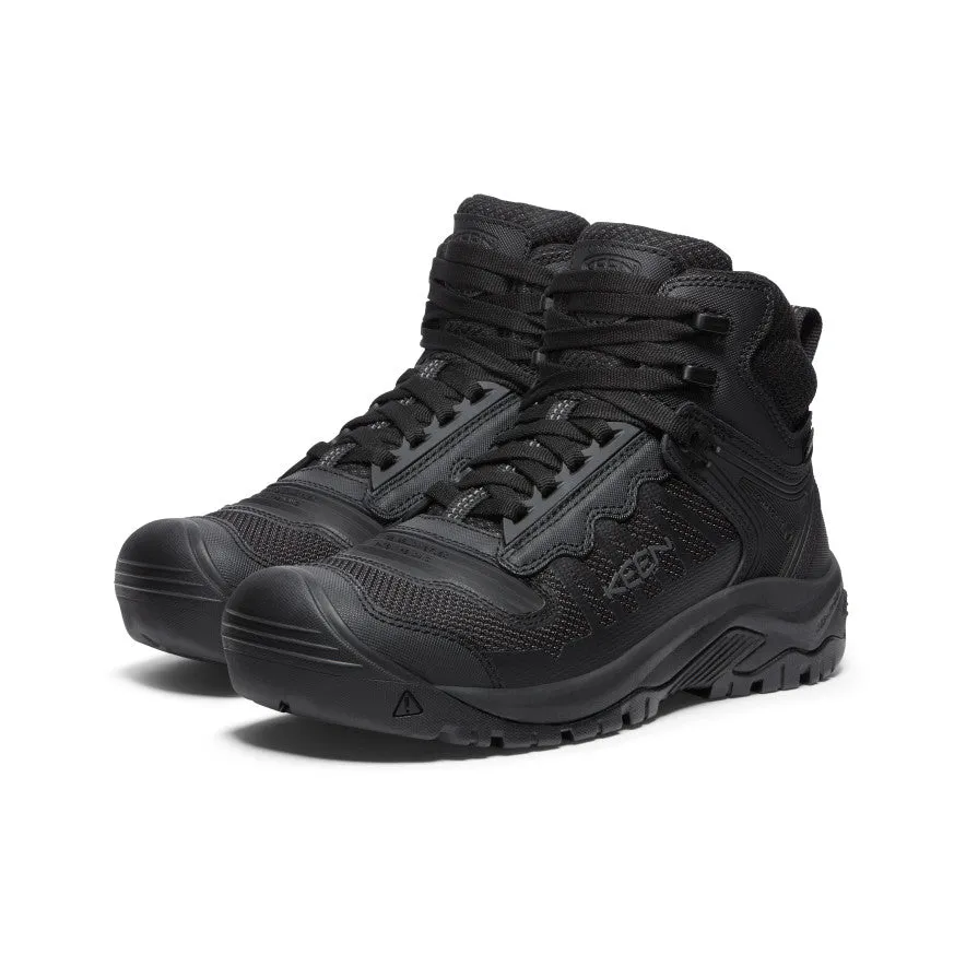 Men's Reno Waterproof Mid (Soft Toe)  |  Black/Black most travel Daily Use