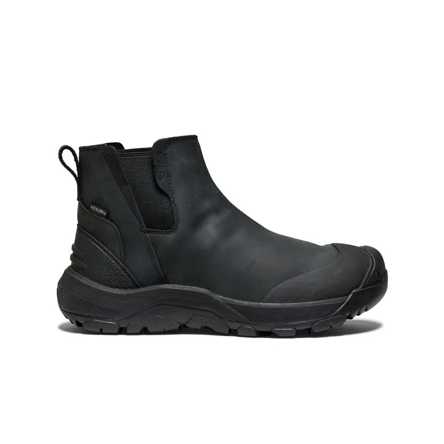 Flexible Men's Revel IV Waterproof Chelsea  |  Black/Black