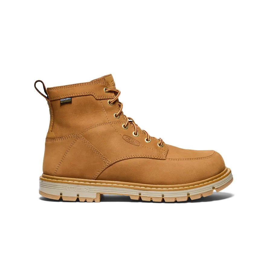 Men's San Jose 6" Waterproof 90?? Heel Boot (Soft Toe)  |  Bistre/Gum All-Weather Design
