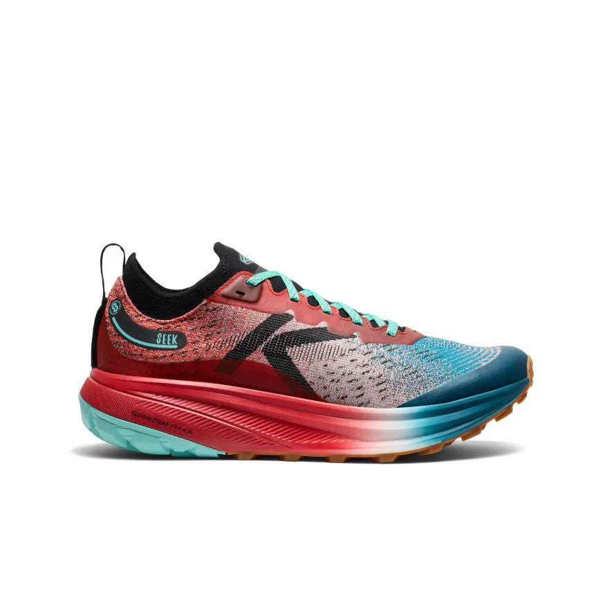 flexible user traction - level Men's Seek Trail Running Shoe  |  Grenadine/Ocean Depths