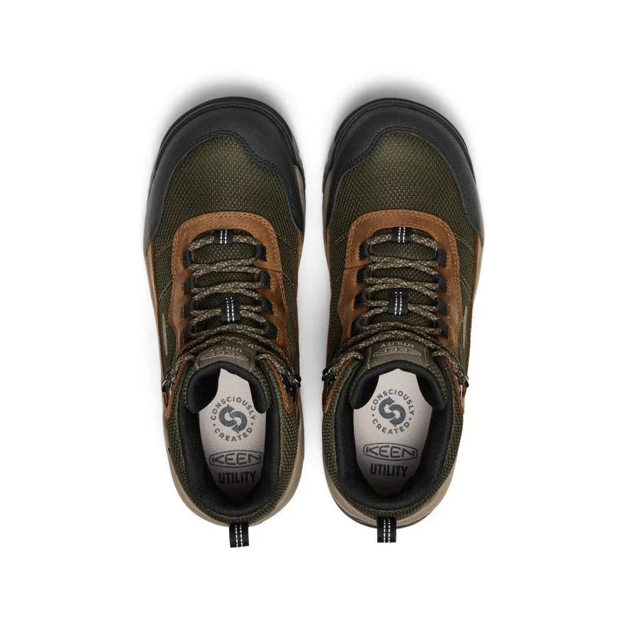 Muted Men's Skokie Waterproof Work Boot (Soft Toe)  |  Forest Night/Black