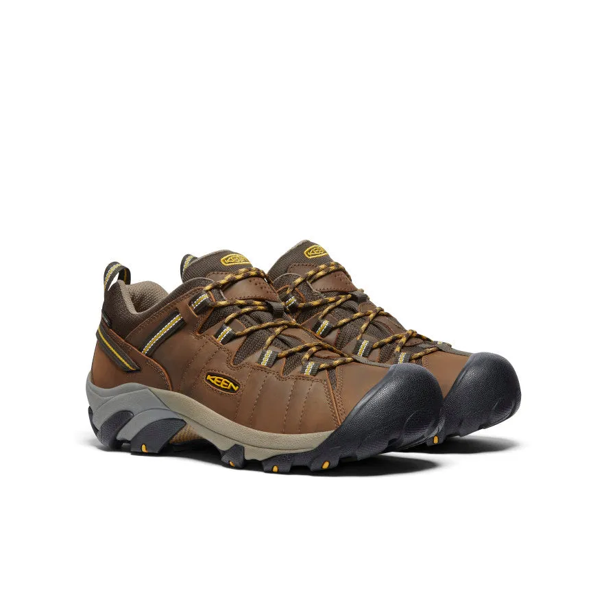 Narrow Fit Wide Men's Targhee II Waterproof  |  Cascade Brown/Golden Yellow