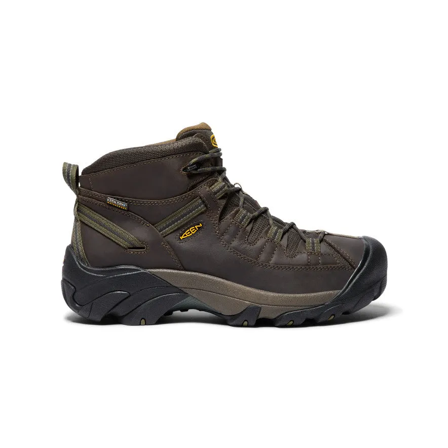 Men's Targhee II Waterproof Mid Wide  |  Canteen/Dark Olive sporty - style