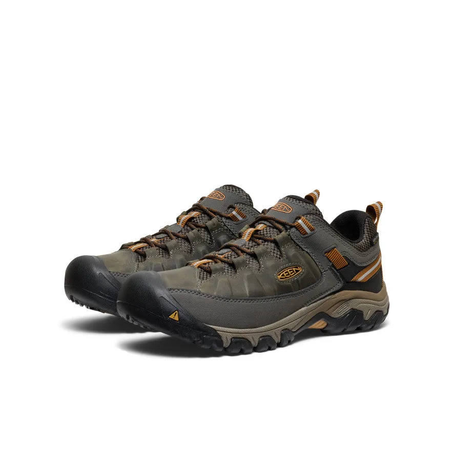 Iconic wear work - style Men's Targhee III Waterproof  |  Black Olive/Golden Brown
