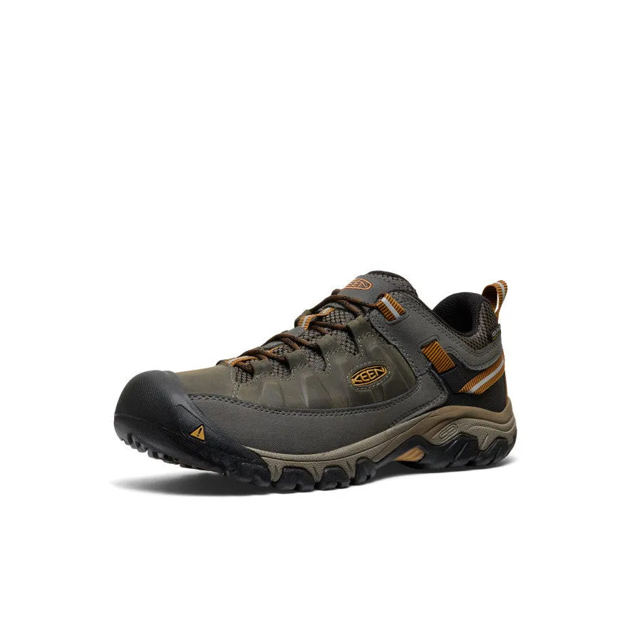 Men's Targhee III Waterproof  |  Black Olive/Golden Brown street walkers Soft Fabric