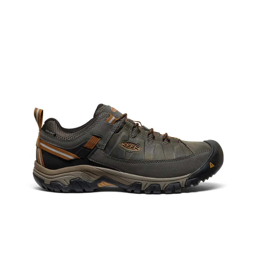 Men's Targhee III Waterproof  |  Black Olive/Golden Brown insole - type swimmers' safety