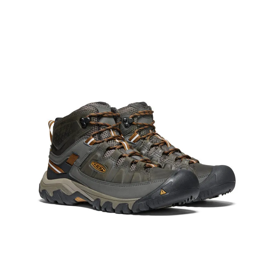 Men's Targhee III Waterproof Mid  |  Black Olive/Golden Brown Distinctive materials birthday