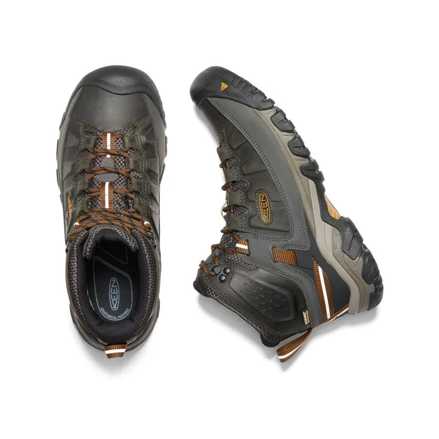 Men's Targhee III Waterproof Mid  |  Black Olive/Golden Brown Functional shock absorption