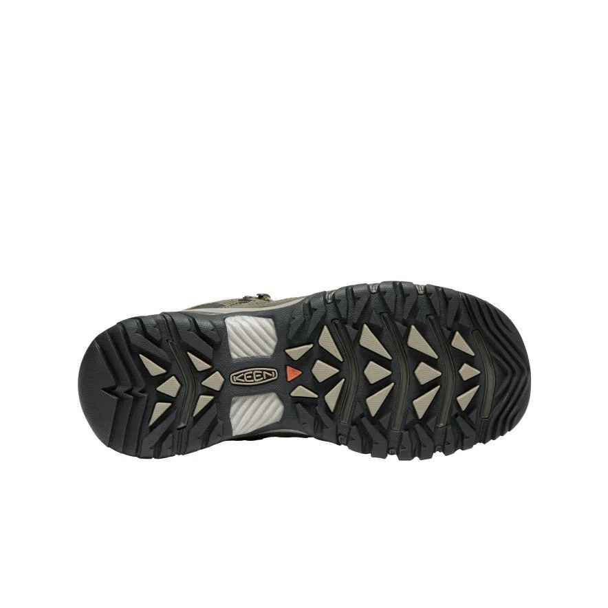 waterproof leather irreplaceable Men's Targhee III Waterproof Mid  |  Bungee Cord/Black