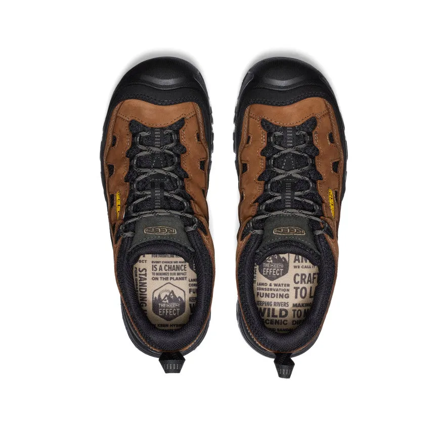 Shiny Fine Men's Targhee IV Vented Hiking Shoe  |  Bison/Golden Yellow