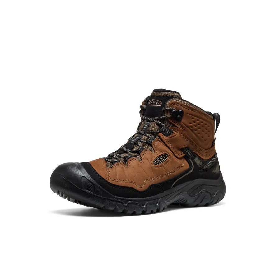 Men's Targhee IV Waterproof Hiking Boot  |  Bison/Black Stylish Impact-absorbing design