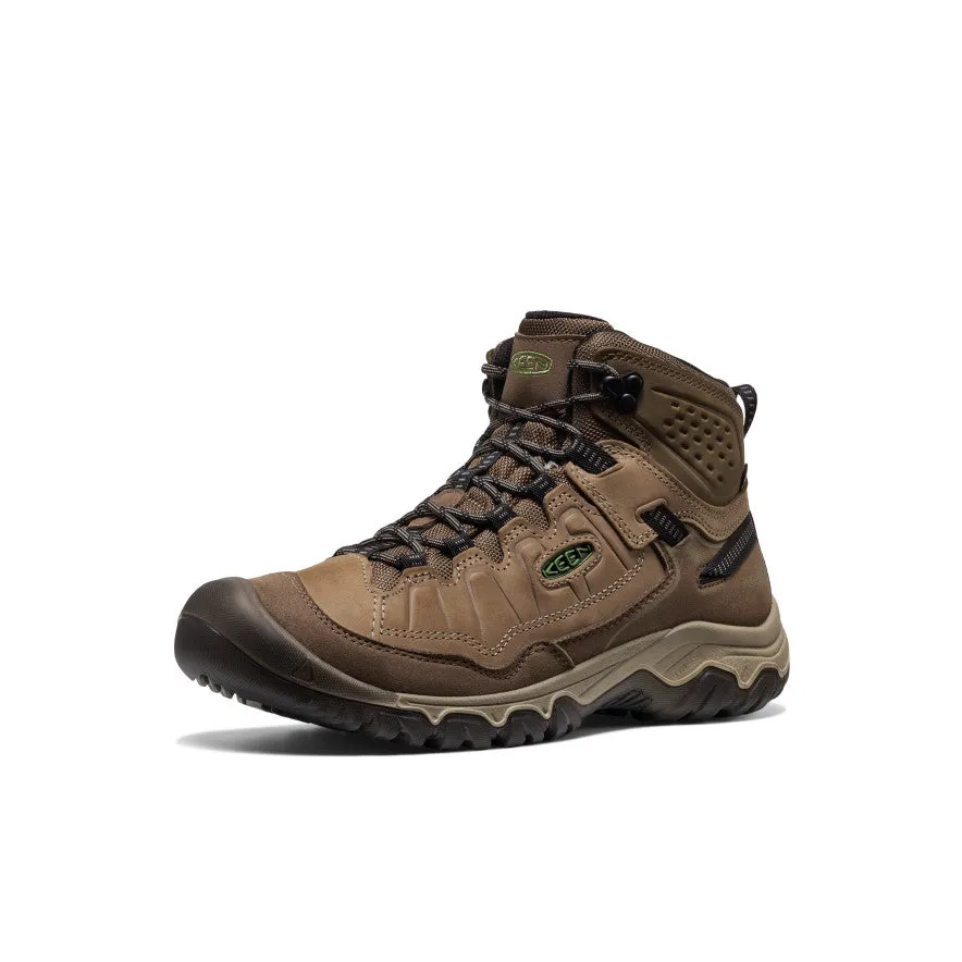Luxe support All-Day Durability Men's Targhee IV Waterproof Hiking Boot  |  Brindle/Canteen