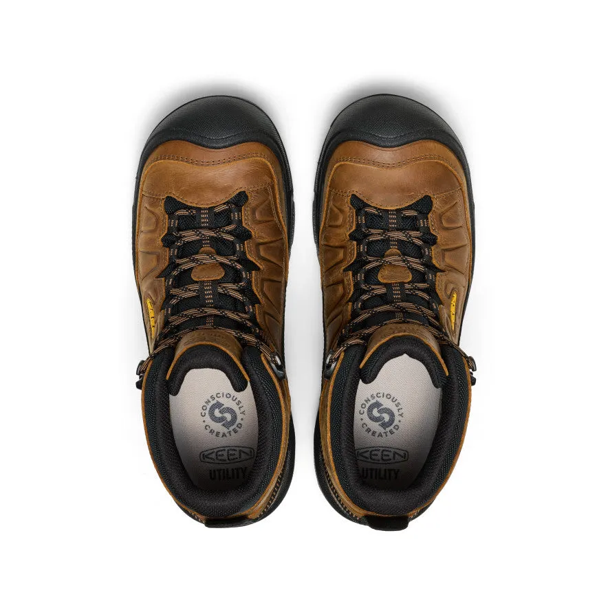 Men's Targhee IV Waterproof Work Boot (Soft Toe)  |  Belgian/Black tried
