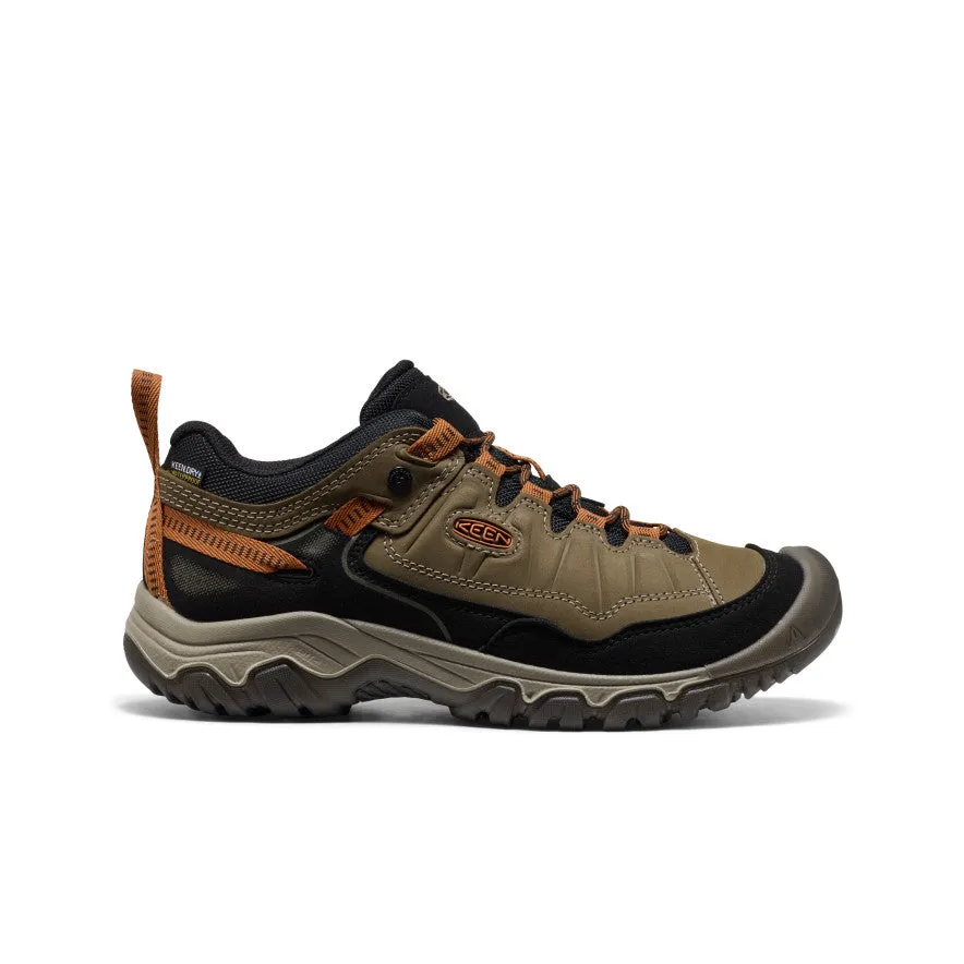 longest Stylish Men's Targhee IV Wide Waterproof Hiking Shoe  |  Sea Turtle/Roasted Pecan