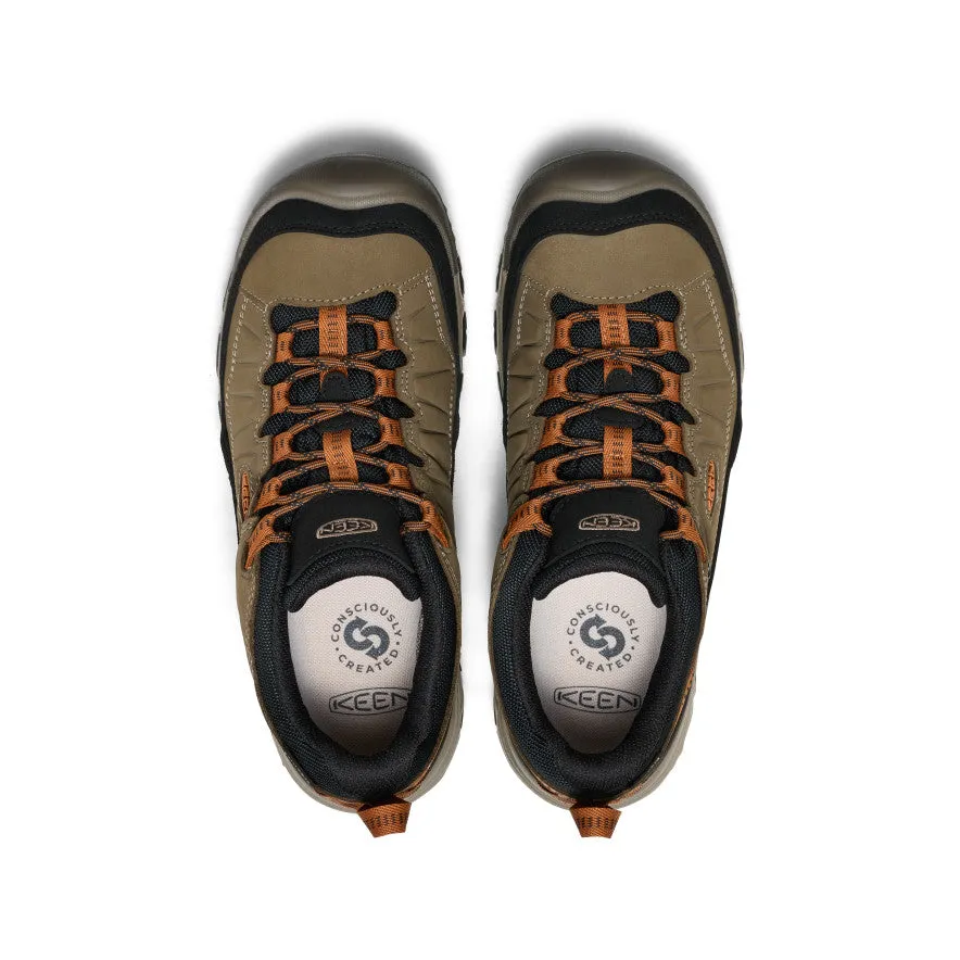 Men's Targhee IV Wide Waterproof Hiking Shoe  |  Sea Turtle/Roasted Pecan Comfortable fit