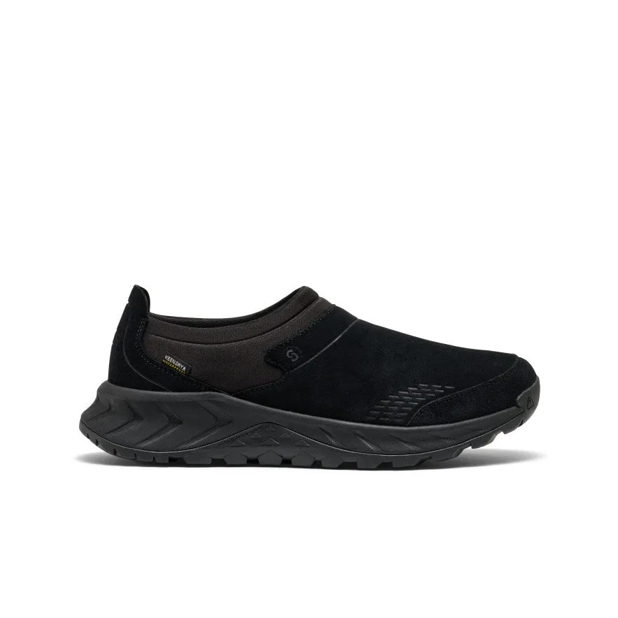 Men's TTS Moc Waterproof Sneaker  |  Black/Black heeled