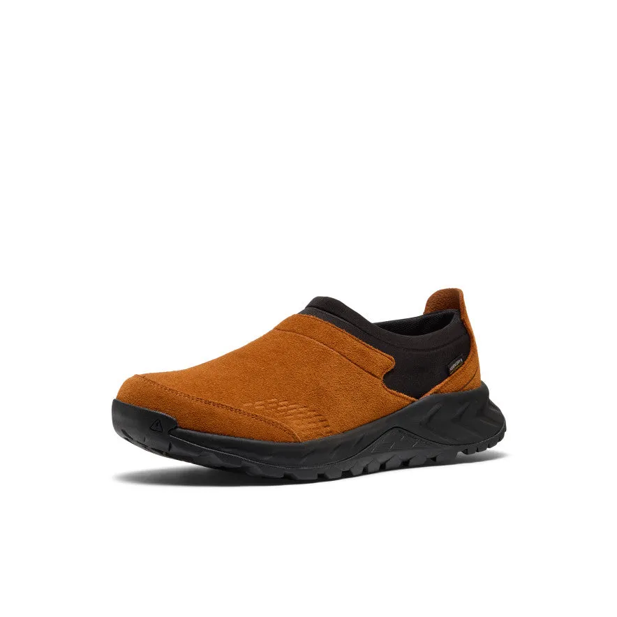 suede - type stylish men Men's TTS Moc Waterproof Sneaker  |  Roasted Pecan/Black