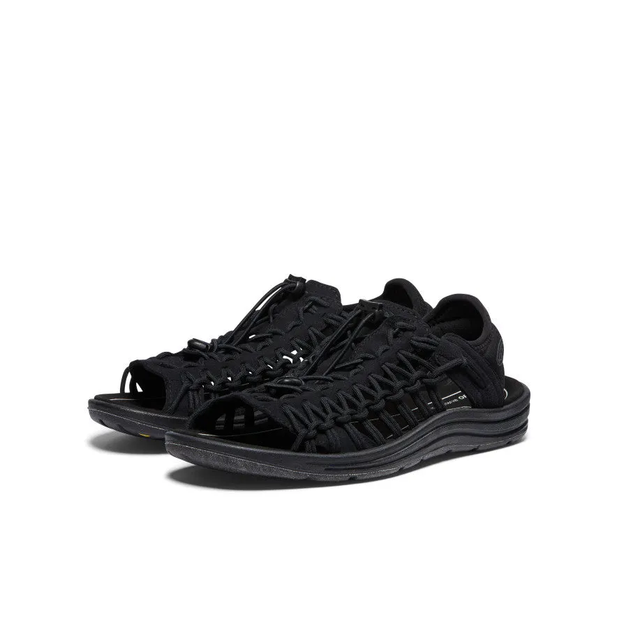 Men's UNEEK II Open Toe  |  Black/Black Secure Grip