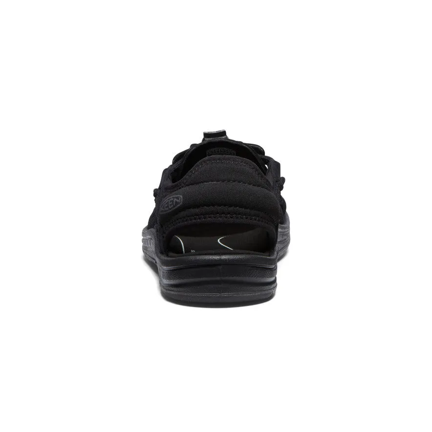 Black Men's UNEEK II Open Toe  |  Black/Black