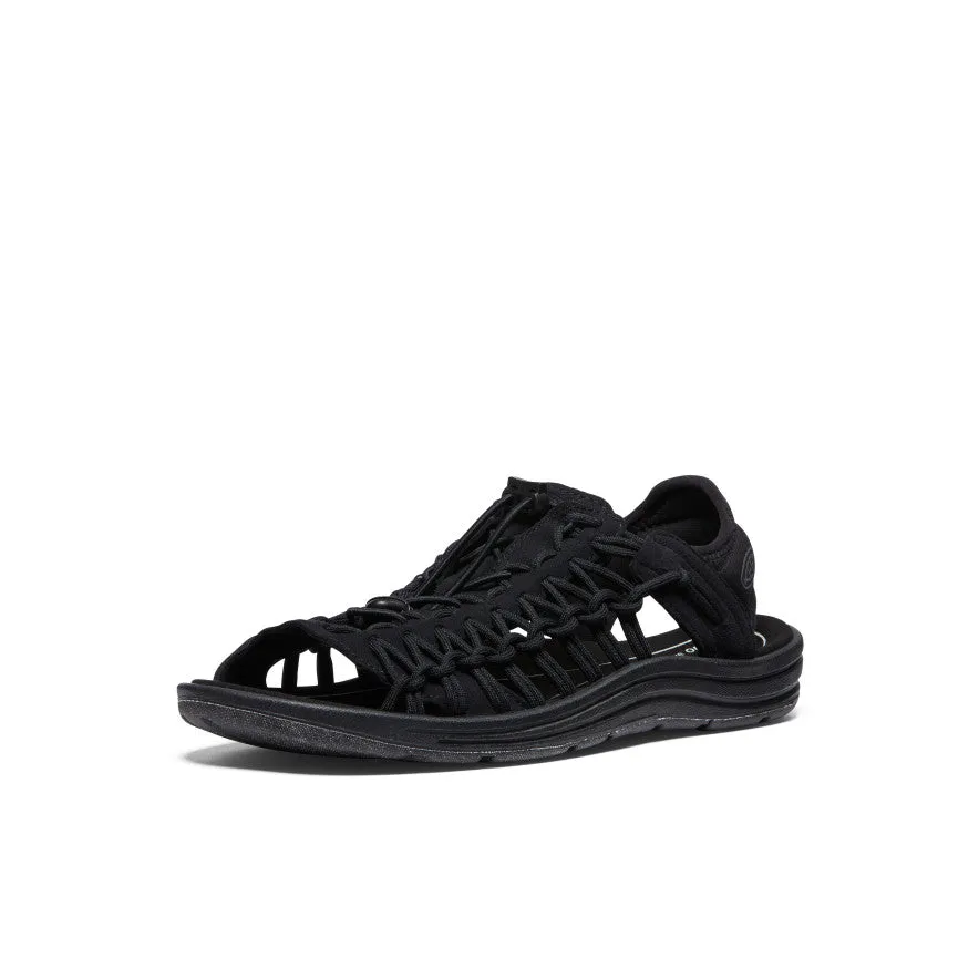 All-weather breathability All-Purpose Style Men's UNEEK II Open Toe  |  Black/Black