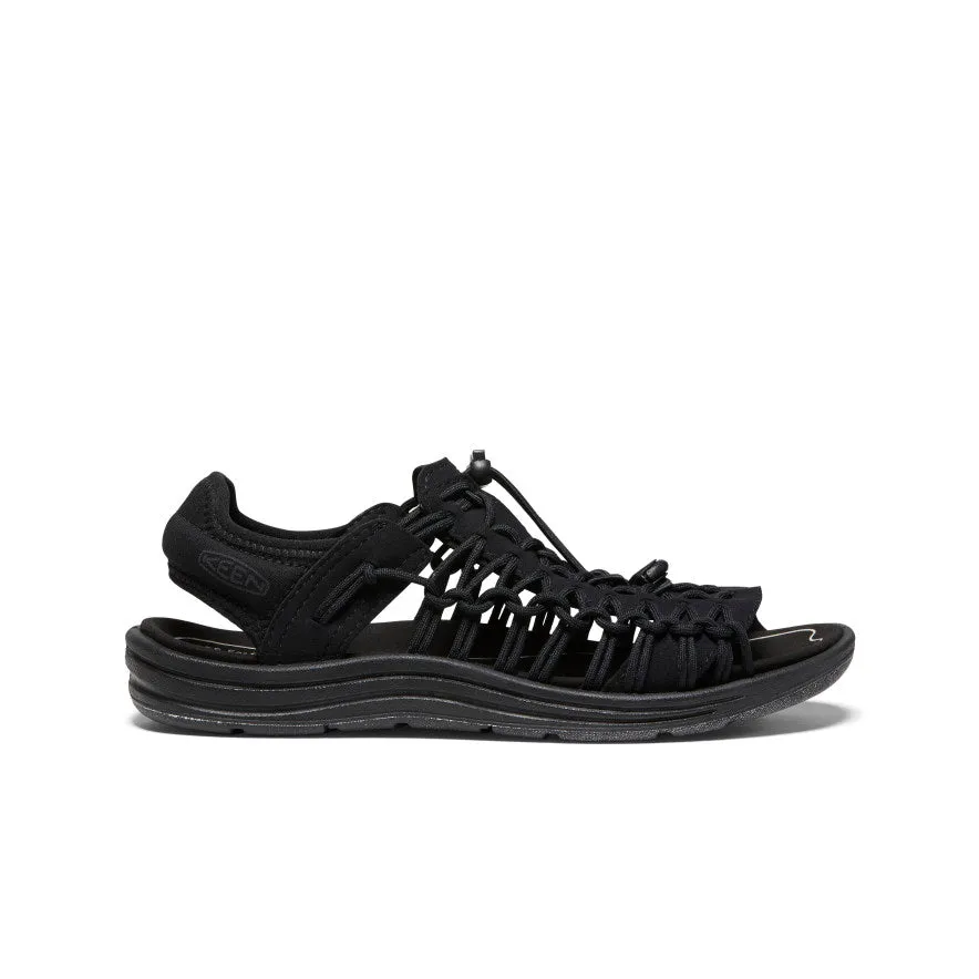 Medium Men's UNEEK II Open Toe  |  Black/Black