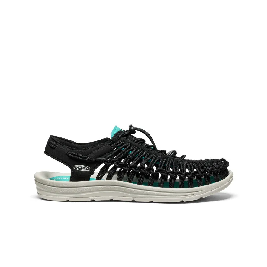 Men's UNEEK Sneaker  |  Black/Bright Aqua Unique Style grip - strength - level