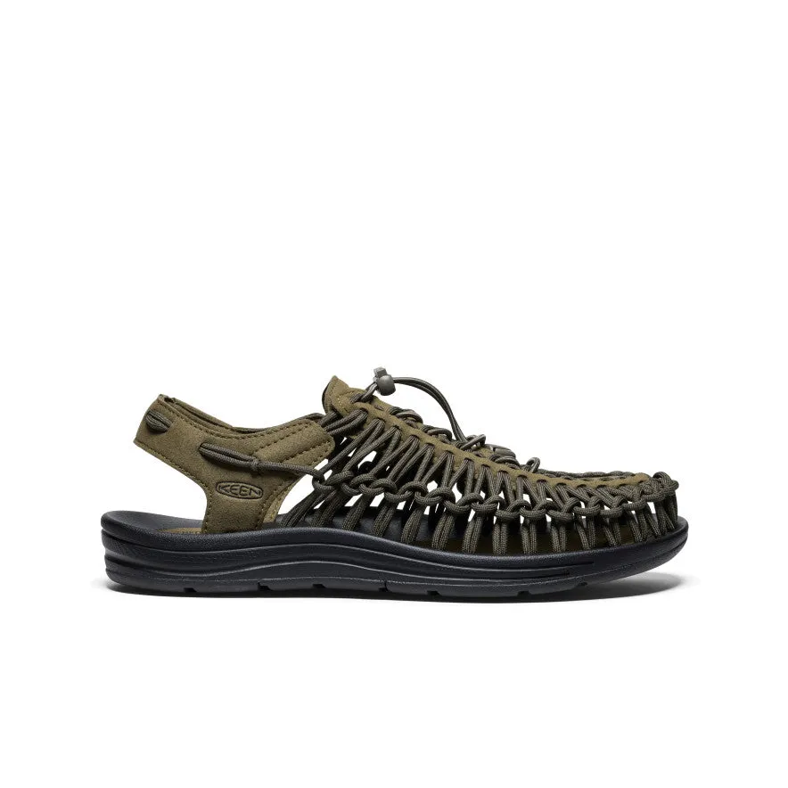 Men's UNEEK Sneaker  |  Dark Olive/Black golfers hottest
