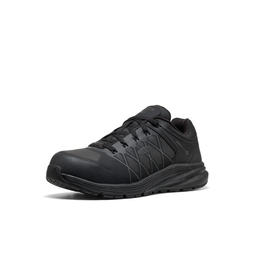 Elastic laces School - Friendly Men's Vista Energy XT Work Sneaker INT MET (Carbon Toe)  |  Black/Magnet