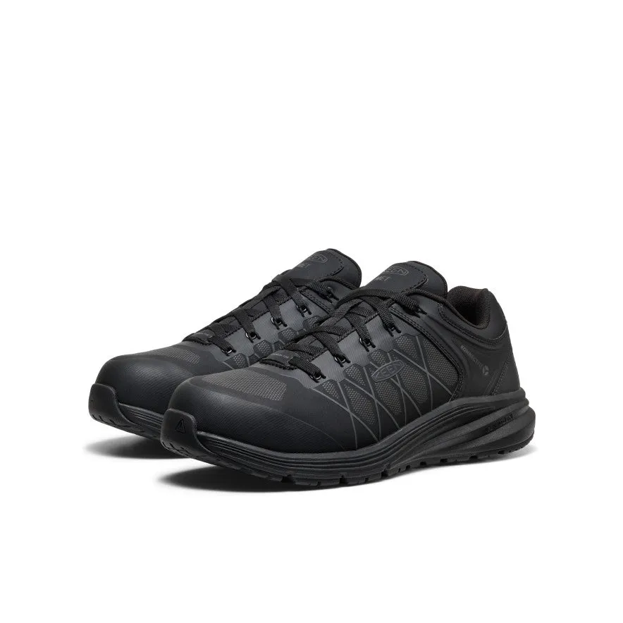 most formal Party Shoes Men's Vista Energy XT Work Sneaker INT MET (Carbon Toe)  |  Black/Magnet