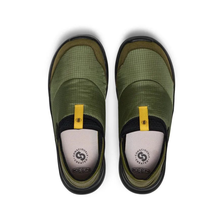 Superior Cushioning Easy Slip-On Men's Whyser Slip-On  |  Bronze Green/Black