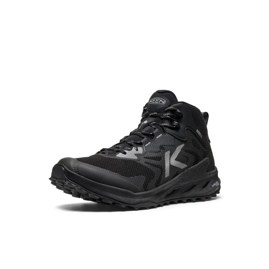 Slim flair Trend-setting arch Men's Zionic NXT Waterproof Hiking Boot  |  Triple Black