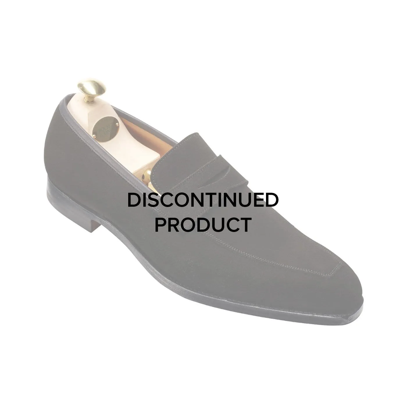 Merton Black Calf Suede Soft Footbed